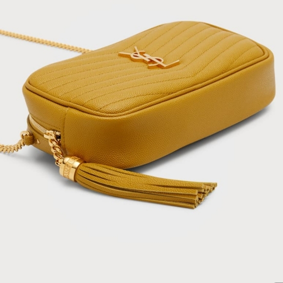 Saint Laurent Lou Mini YSL Grain de Poudre Camera Crossbody Bag - Picture 10 of 15